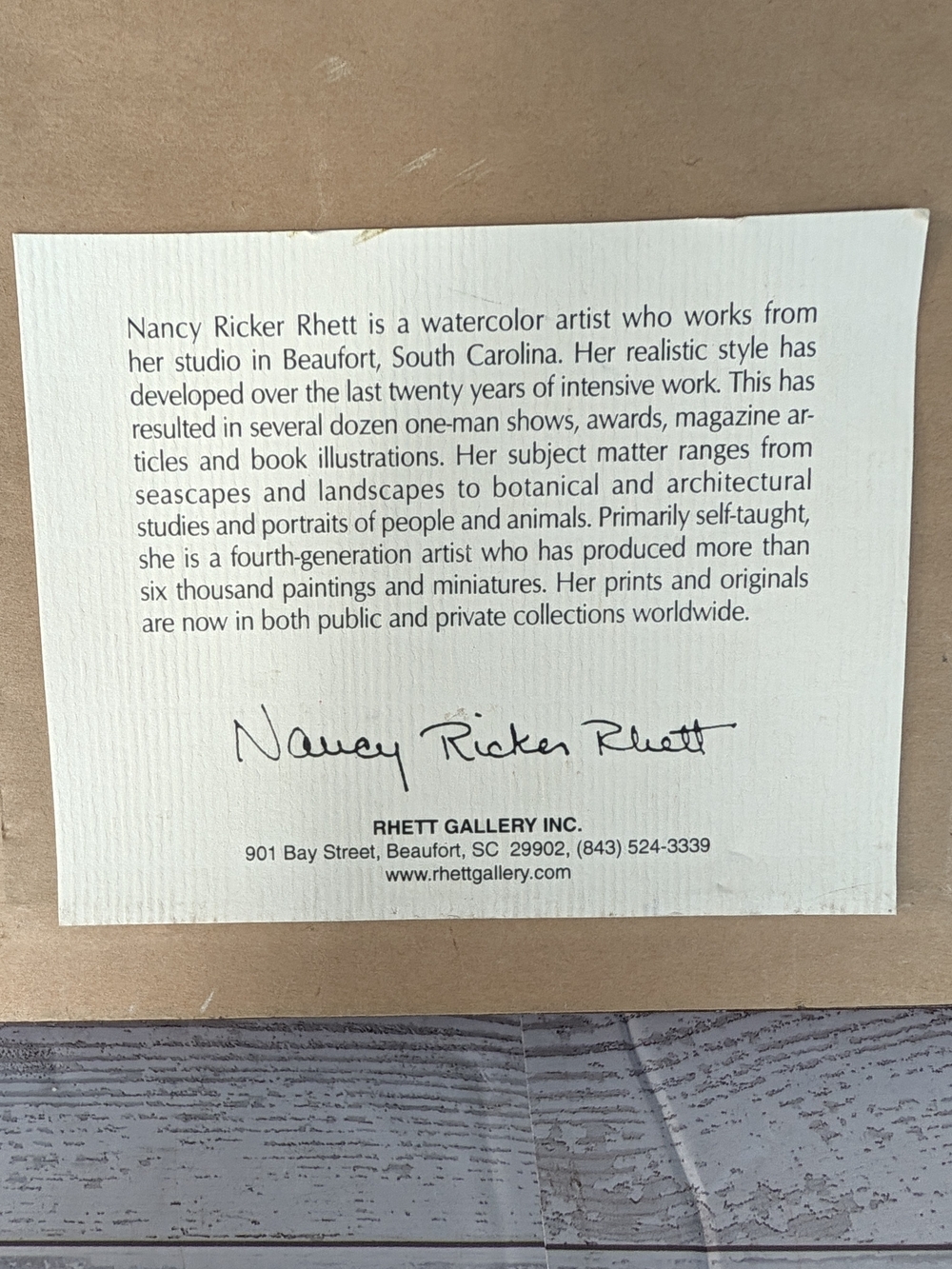 Nancy Ricker Rhett Palmetto Moon Framed Print - Picture 5 of 7